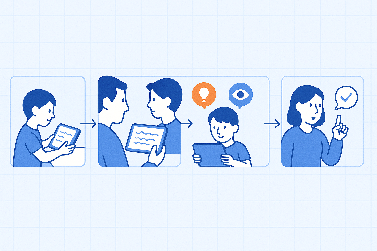 Diagrama comparativo de apps de IA para lectura en voz alta con sus características principales