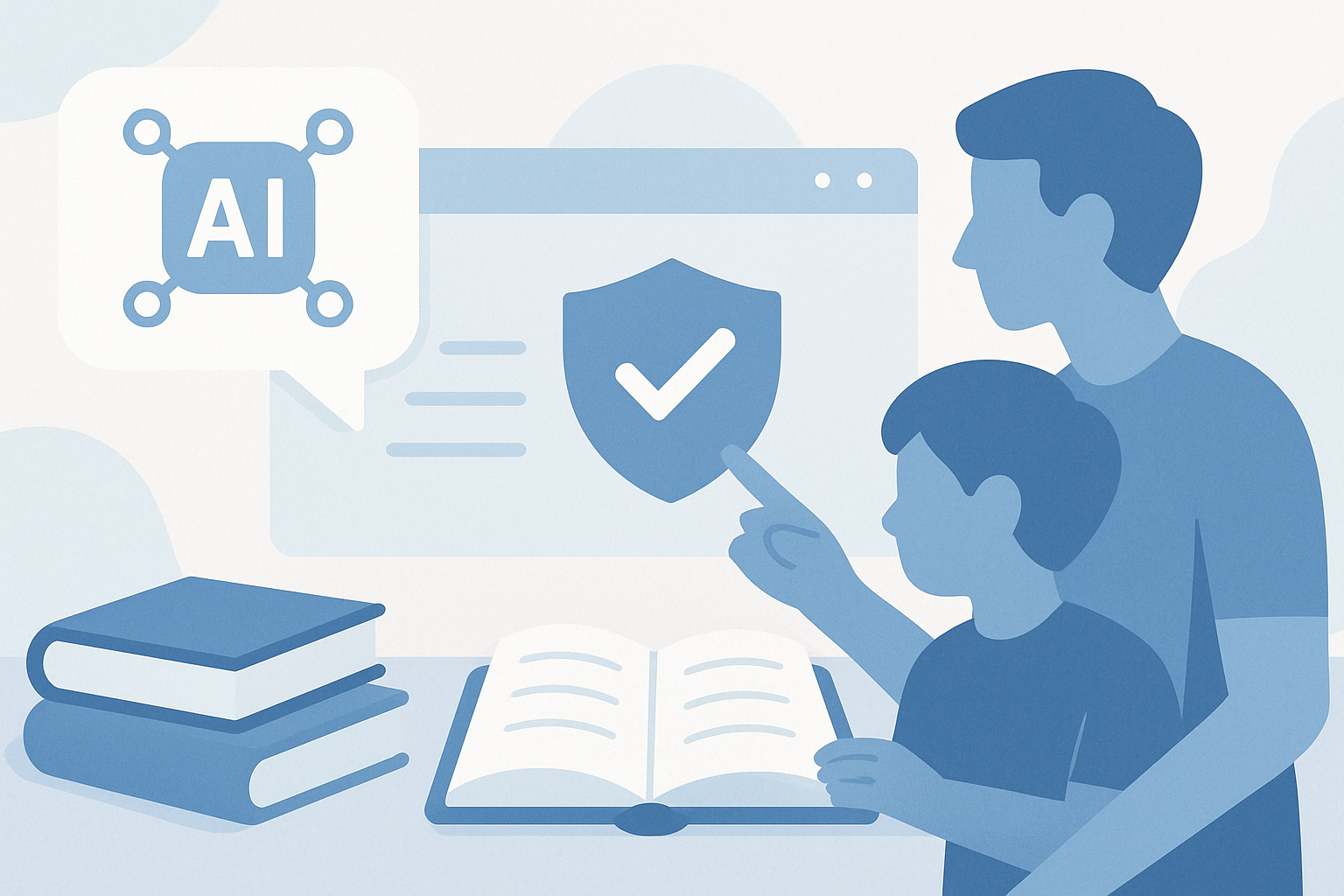 IA y lectura: enseña a tu hijo a verificar fuentes con IA
